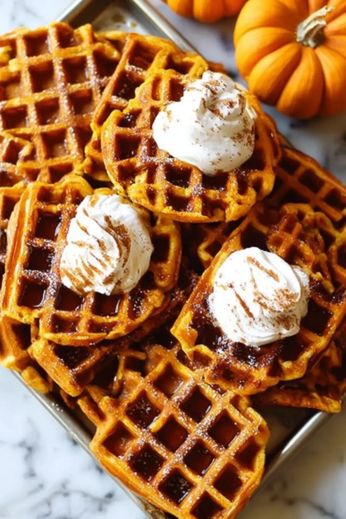 Pumpkin Spice Waffles