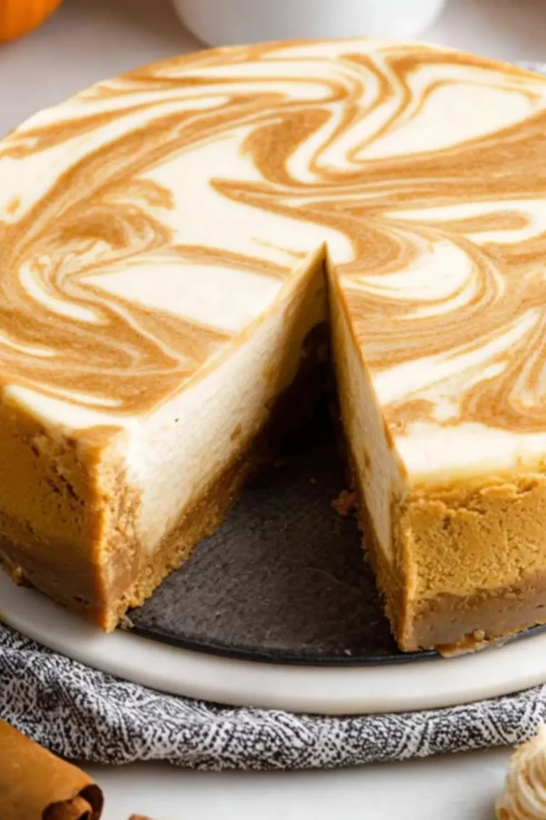 Pumpkin Swirl Cheesecake