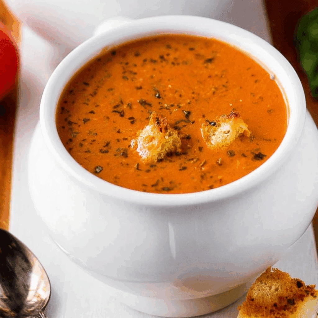 Roasted Tomato Basil Soup