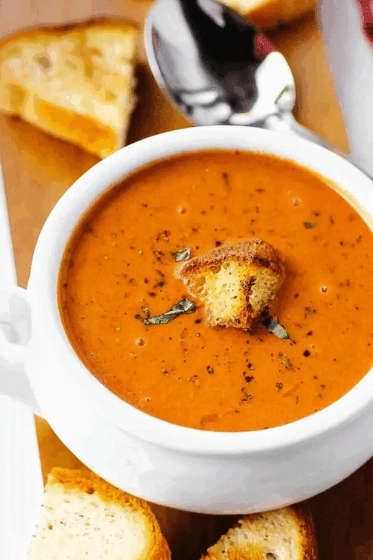 Roasted Tomato Basil Soup