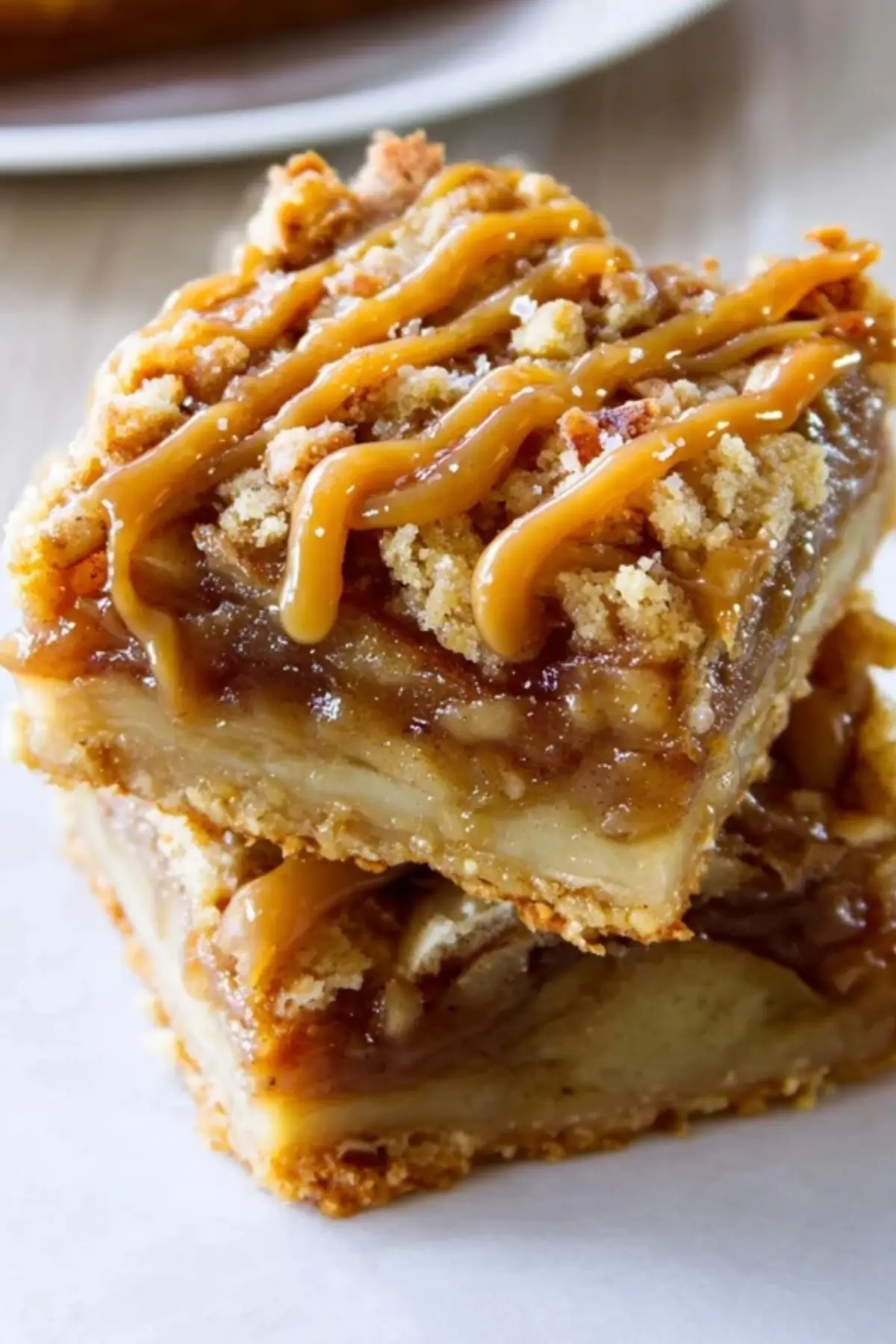 Salted Caramel Apple Pie Bars