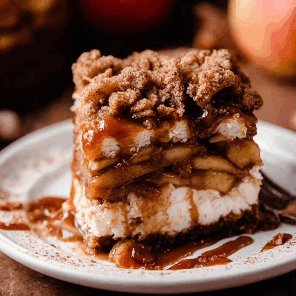 Salted Caramel Apple Pie Cheesecake