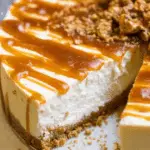 Salted Caramel No Bake Cheesecake