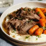 Slow Cooker Garlic Herb Pot Roast