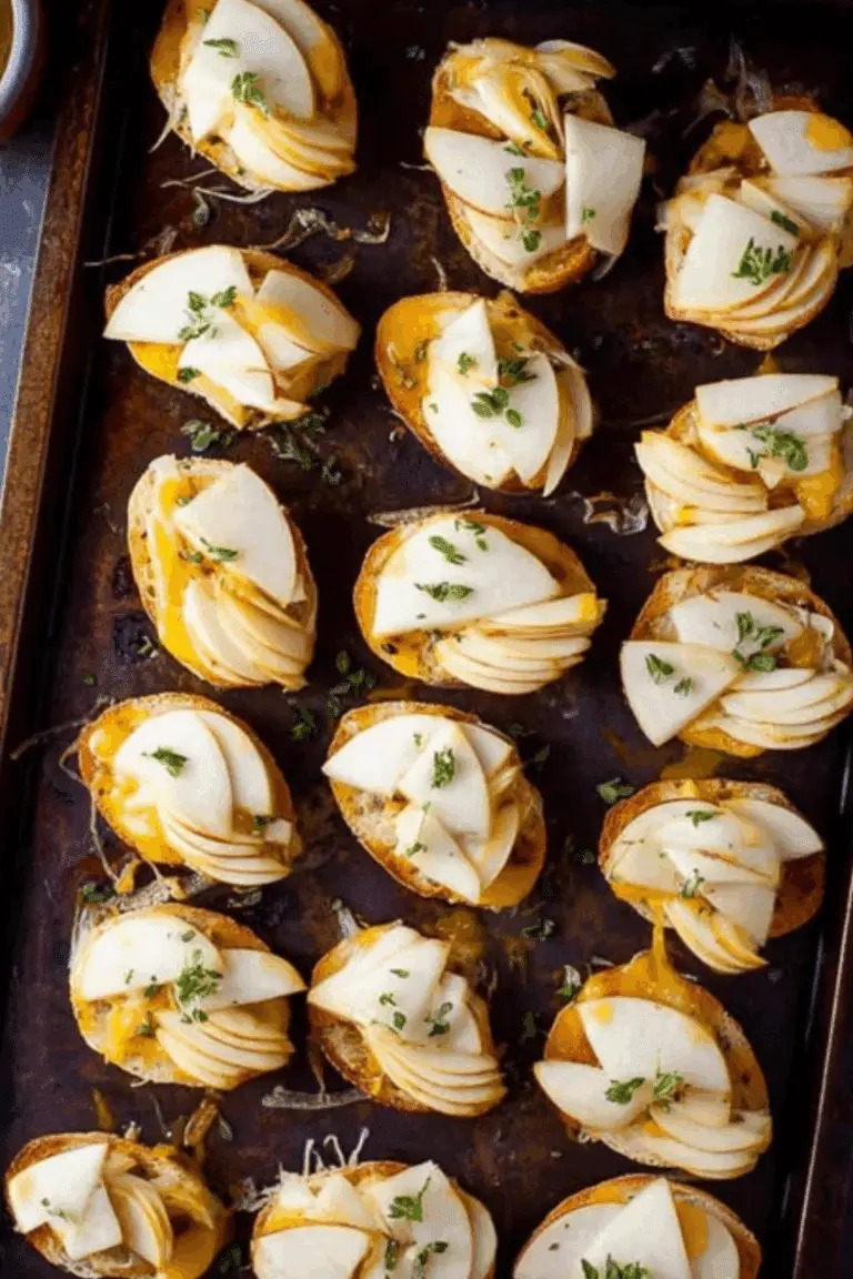 Smoked Gouda & Apple Crostini