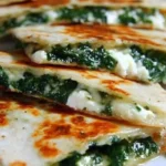 Spinach and Feta Quesadillas