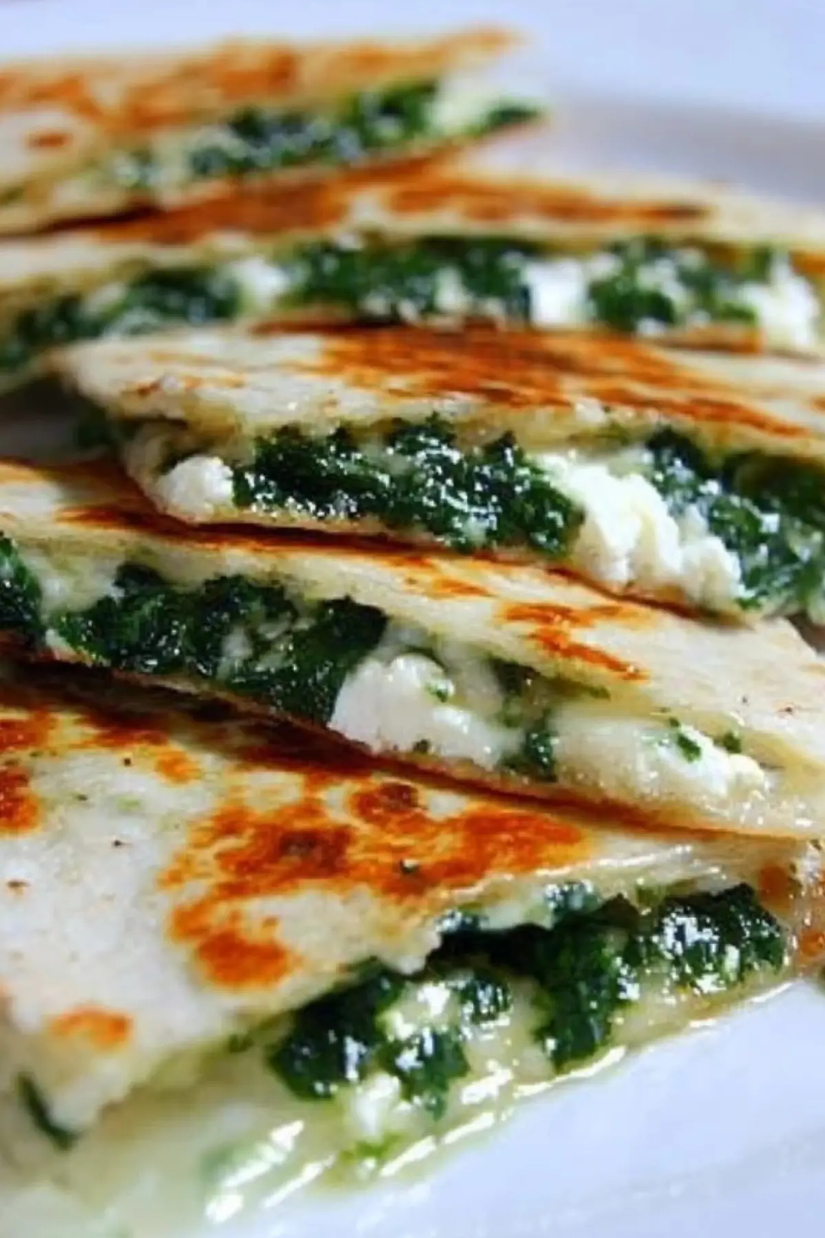 Spinach and Feta Quesadillas