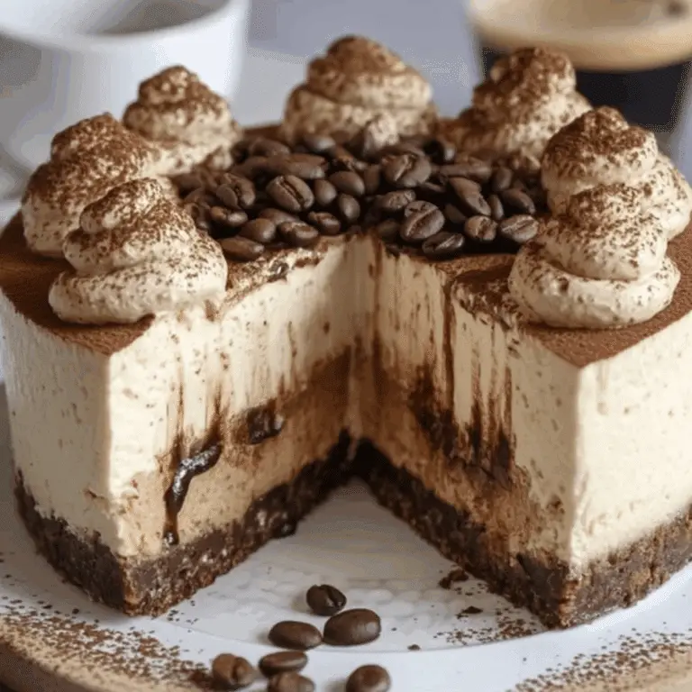 Tiramisu Cold Brew Coffee Cheesecake