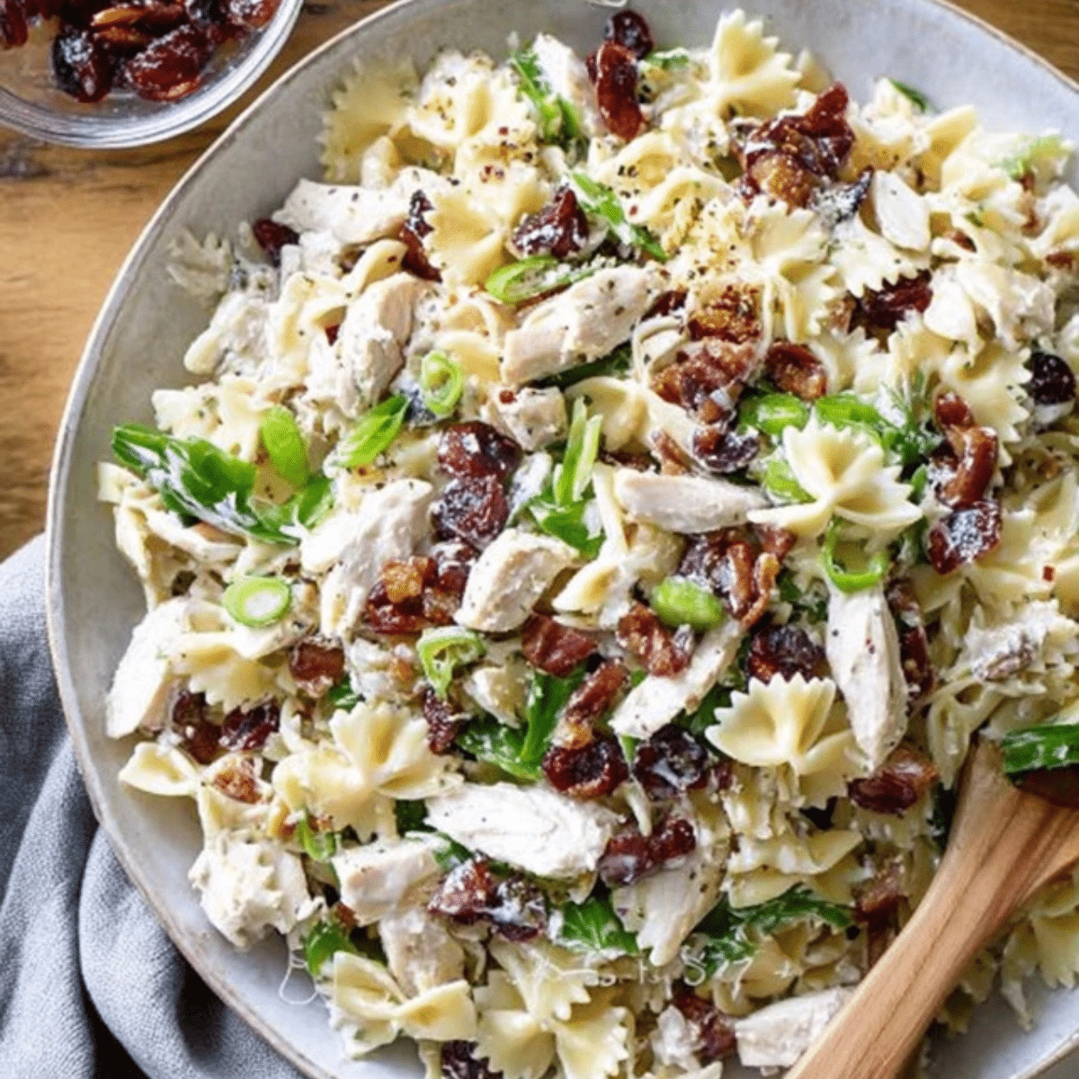 Turkey Cranberry Pasta Salad