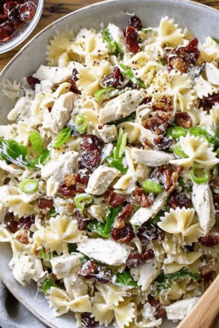 Turkey Cranberry Pasta Salad