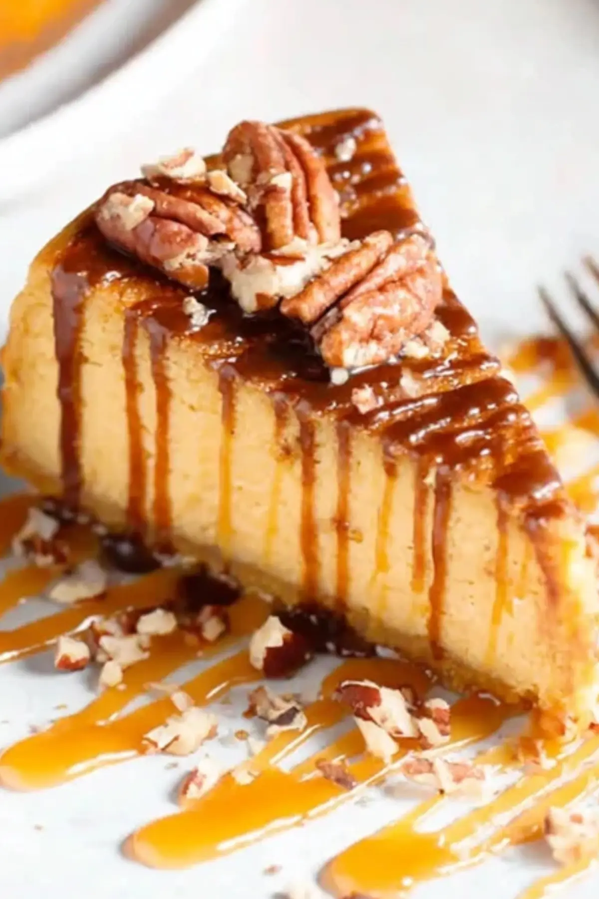 Turtle Pumpkin Cheesecake