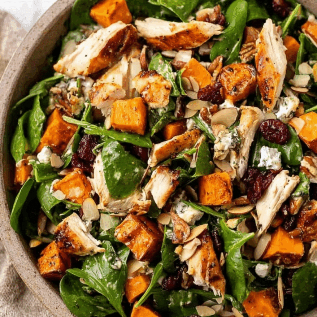 harvest chicken sweet potato salad