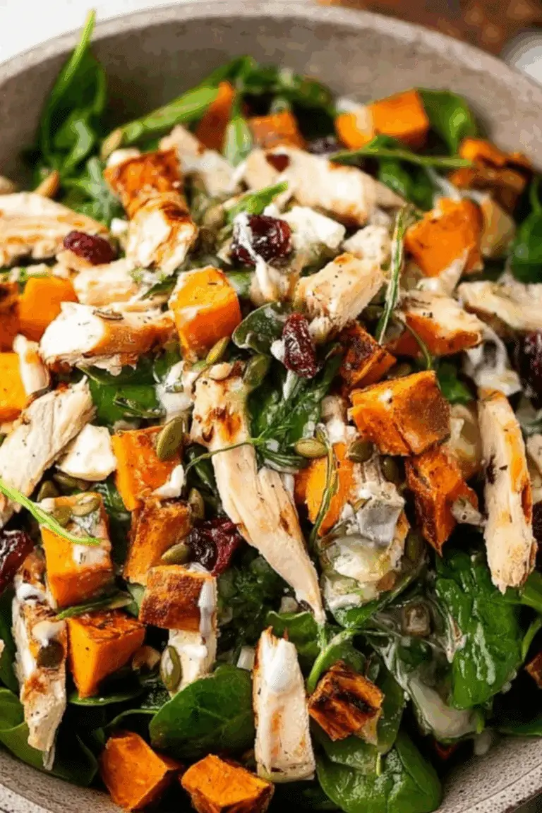 harvest chicken sweet potato salad