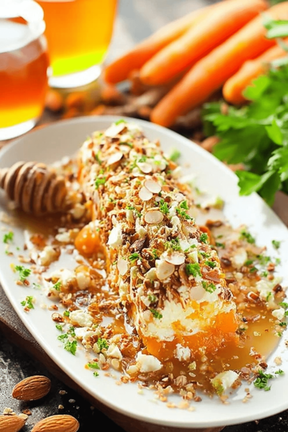 honey apricot and almond goat cheese spread