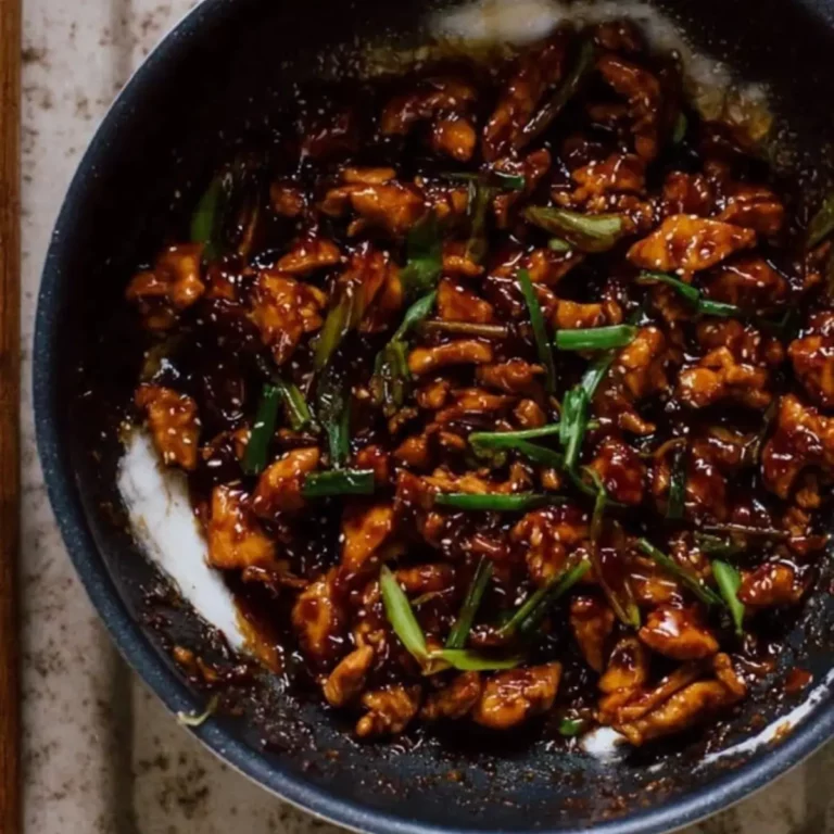 20 Minutes Sweet Savory Mongolian Chicken