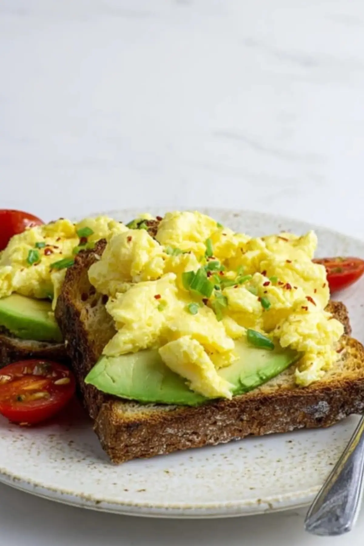 Avocado Toast with Scrambled Egg