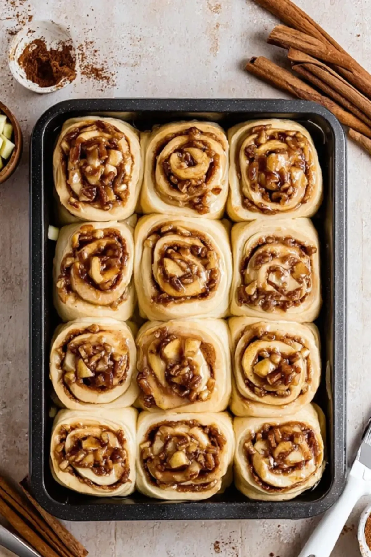Baked Apple Cinnamon Rolls