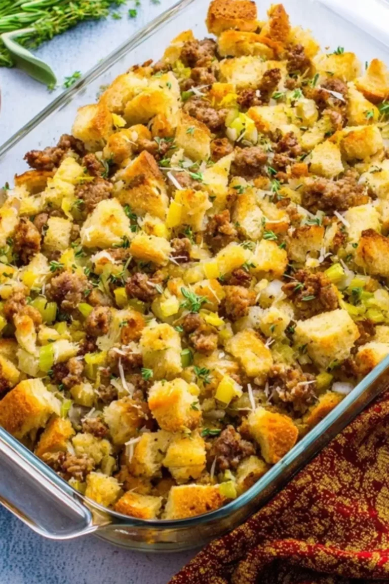 Best Italian Sausage and Herb Stuffing