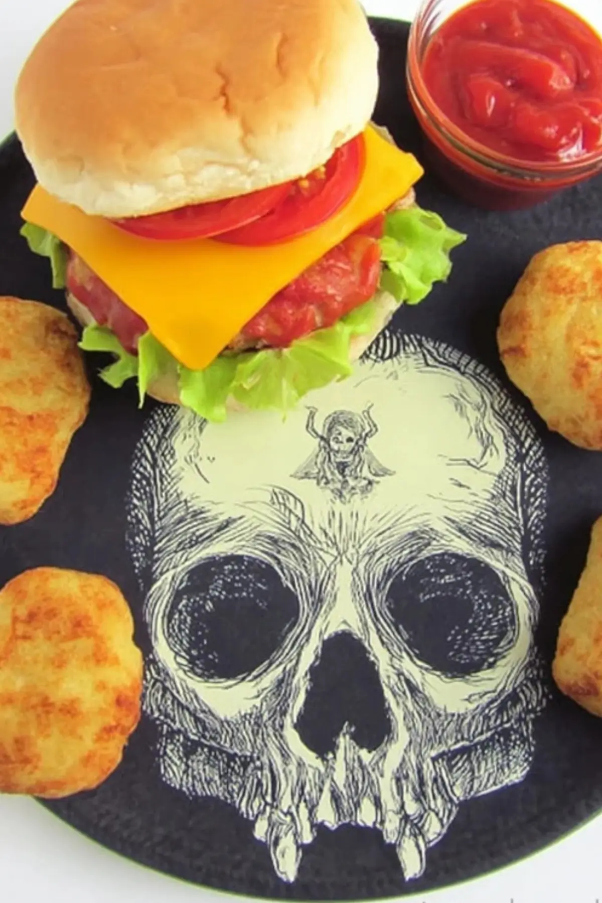 Cheeseburger Skulls