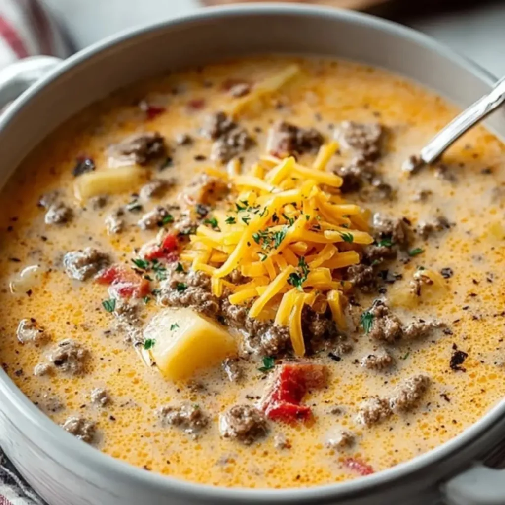 Cheeseburger Soup