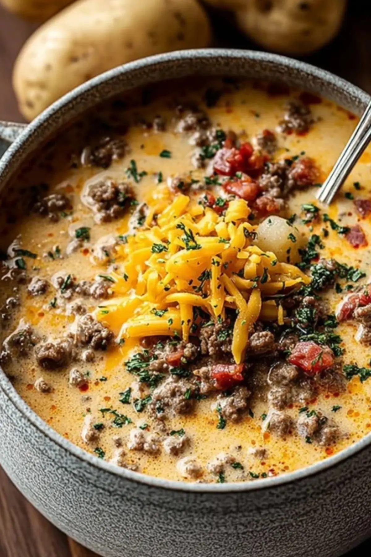 Cheeseburger Soup