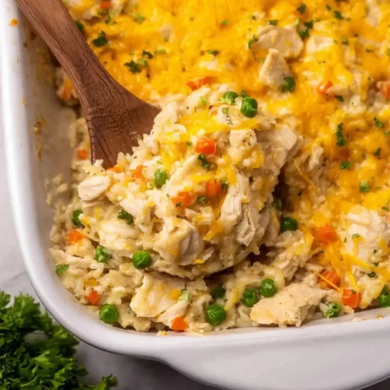 Cheesy Chicken and Rice Casserole