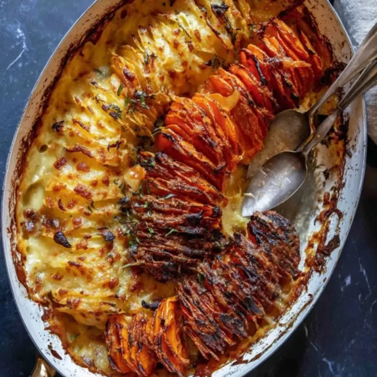 Cheesy Root Vegetable Gratin