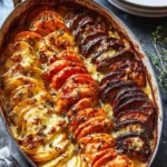 Cheesy Root Vegetable Gratin