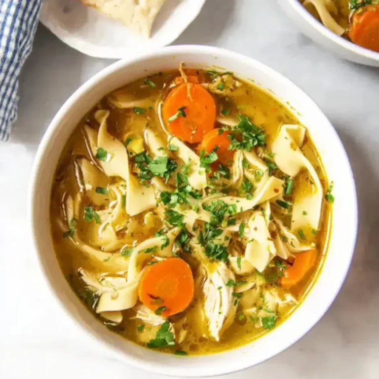 Chicken Noodle Soup with Egg Noodles