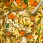 Chicken Noodle Soup with Egg Noodles