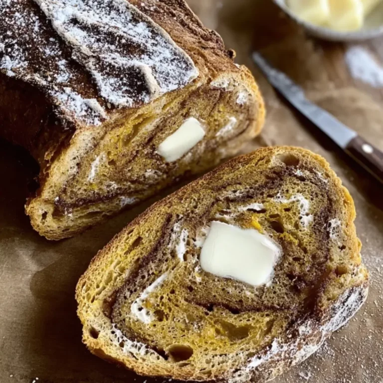 Cinnamon Swirl Pumpkin Sourdough Bread