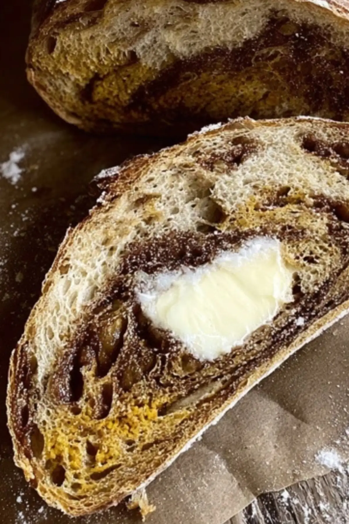 Cinnamon Swirl Pumpkin Sourdough Bread