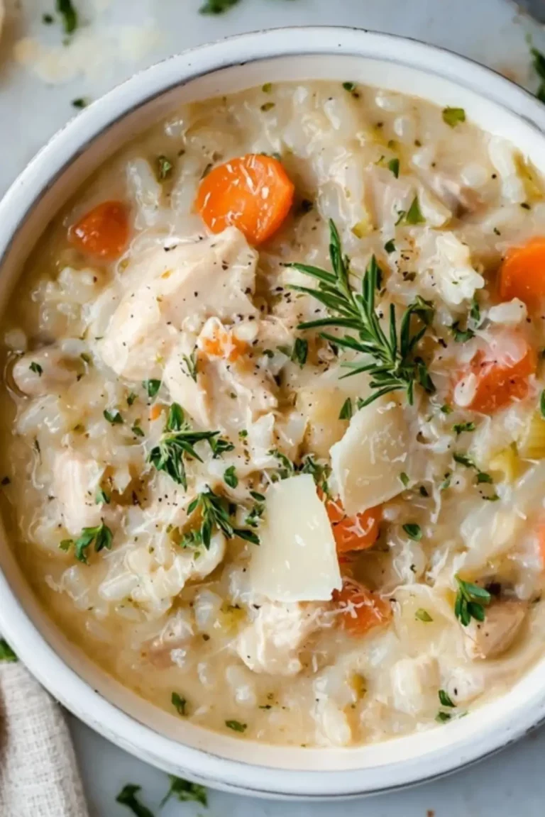 Creamy Chicken and Rice Soup