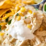 Creamy Crockpot White Chicken Chili