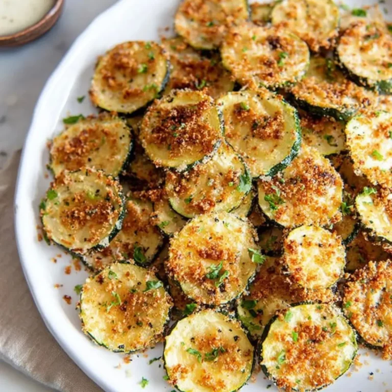 Crispy Baked Zucchini Chips