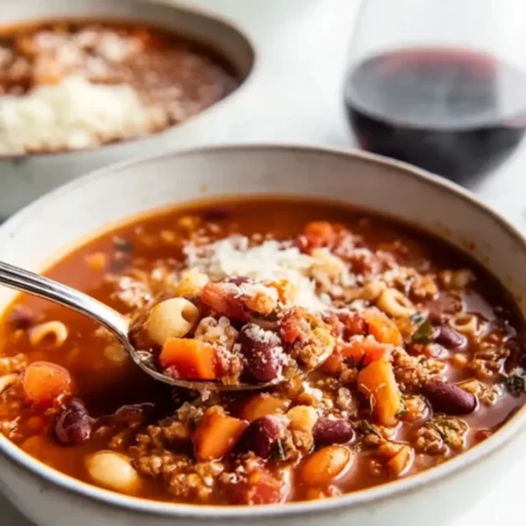 Crockpot Pasta Fagioli Soup