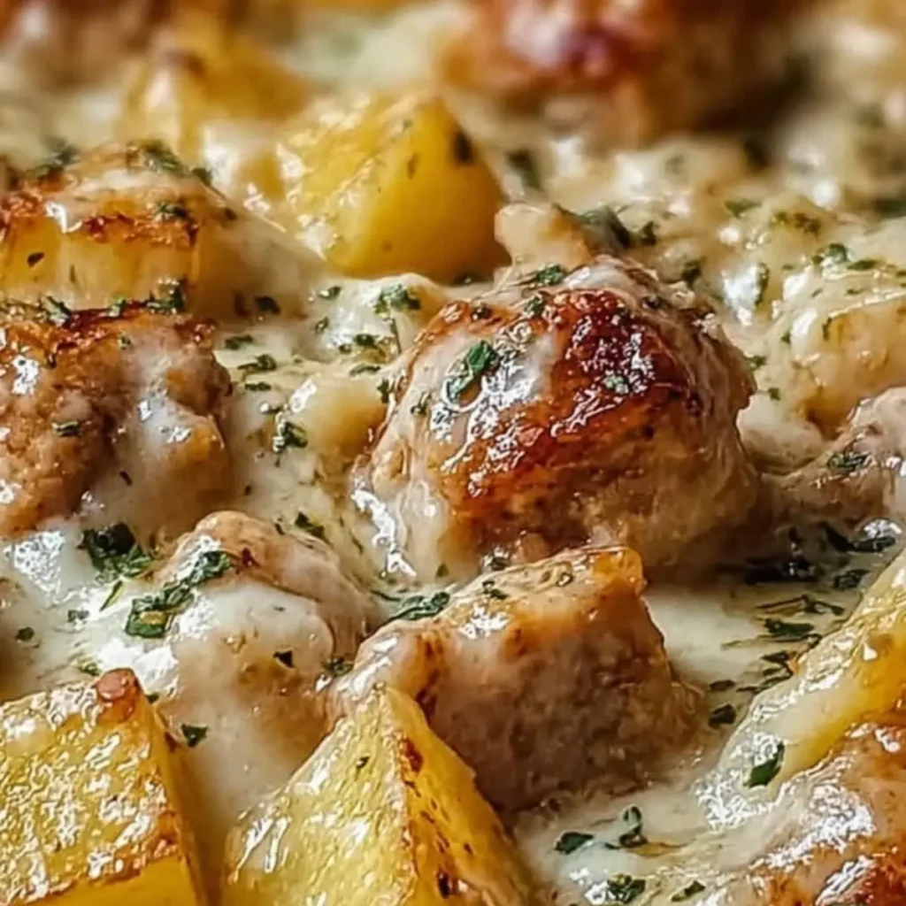 Garlic Parmesan Crockpot Chicken and Potatoes