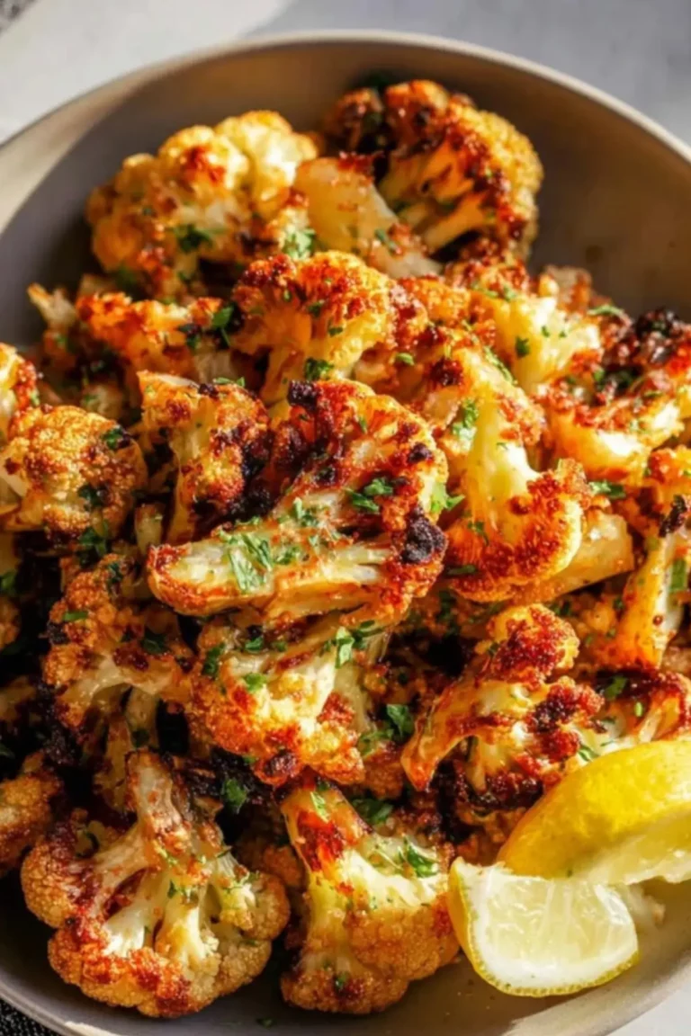 Garlic-Parmesan Roasted Cauliflower
