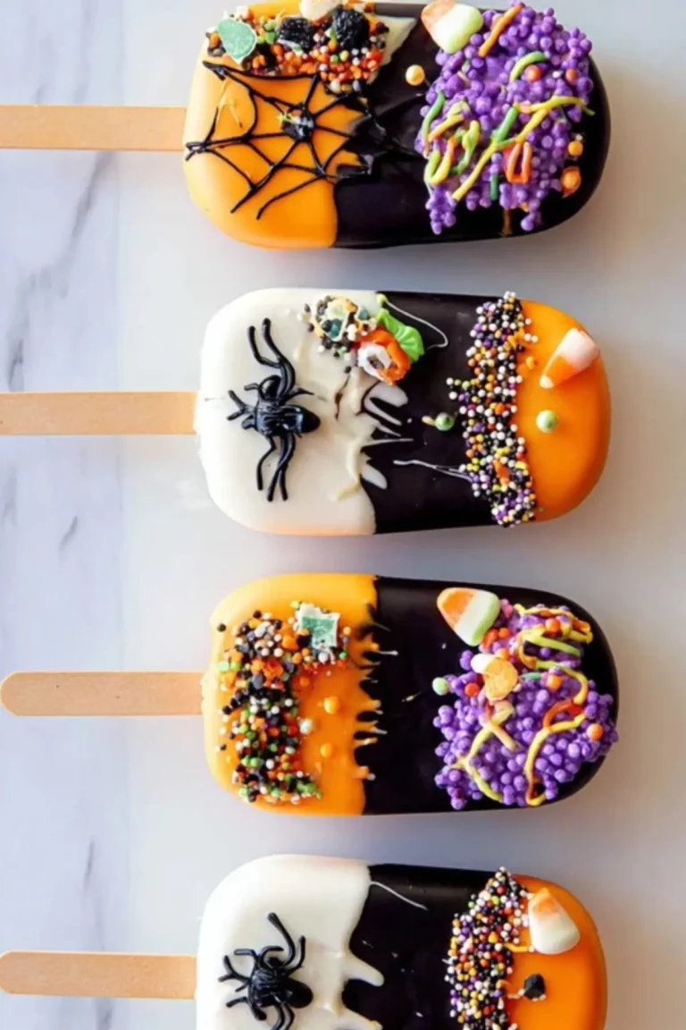 Halloween Cakesicles
