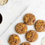 Healthy Peach Oatmeal Breakfast Cookies