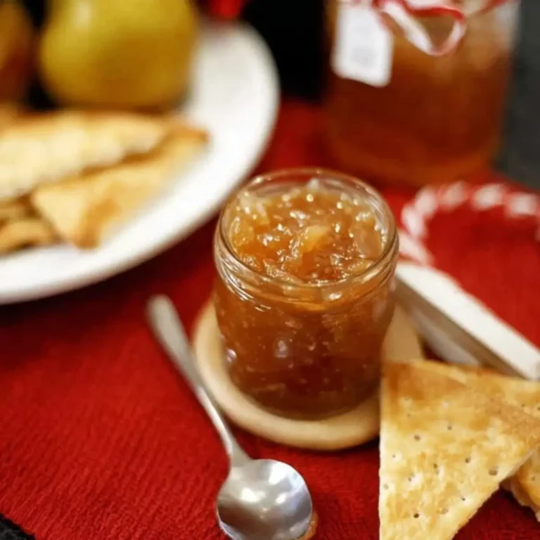 Homemade Spiced Honey Pear Jam