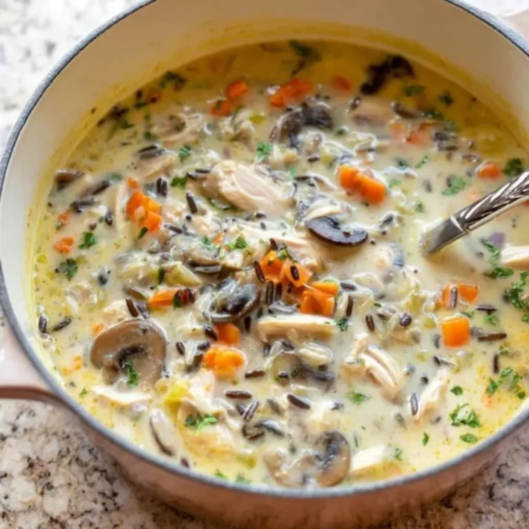 Leftover Turkey Wild Rice Soup