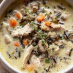 Leftover Turkey Wild Rice Soup