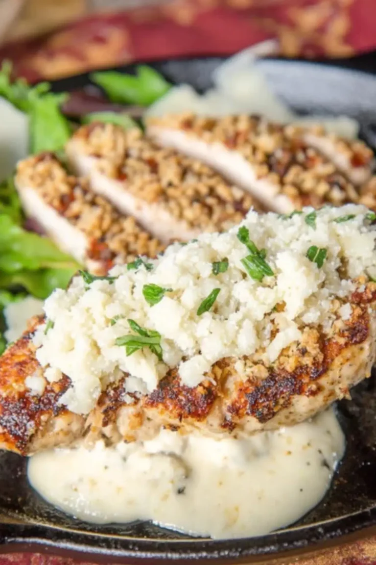 Longhorn Garlic Parmesan Crusted Chicken