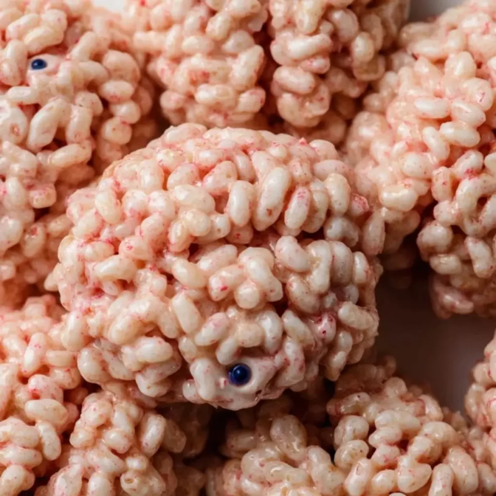 Marshmallow Rice Bubbles Halloween Brains