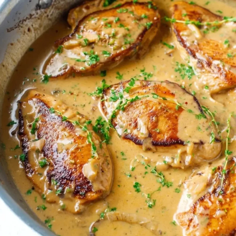 One Pan Creamy Garlic Chicken