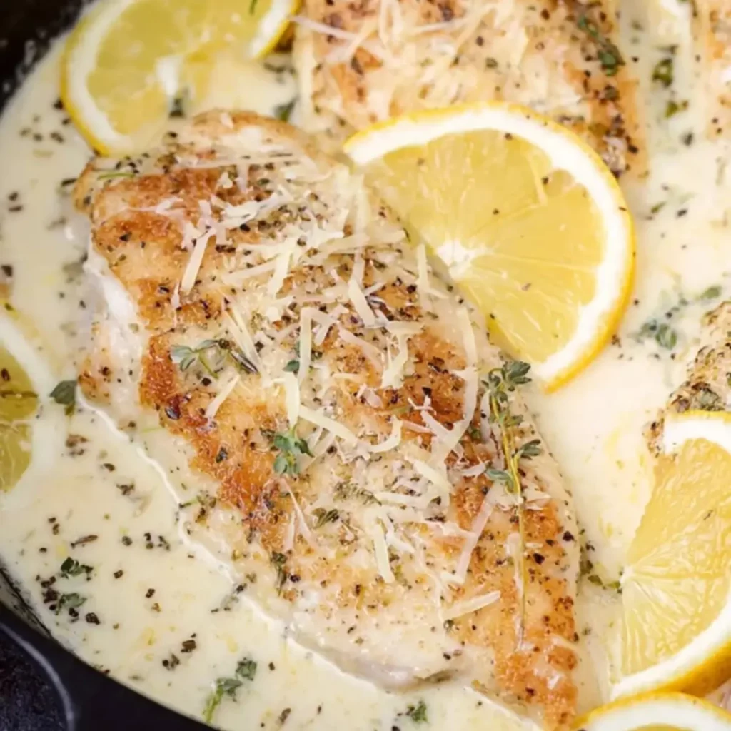 One Pan Lemon Parmesan Chicken