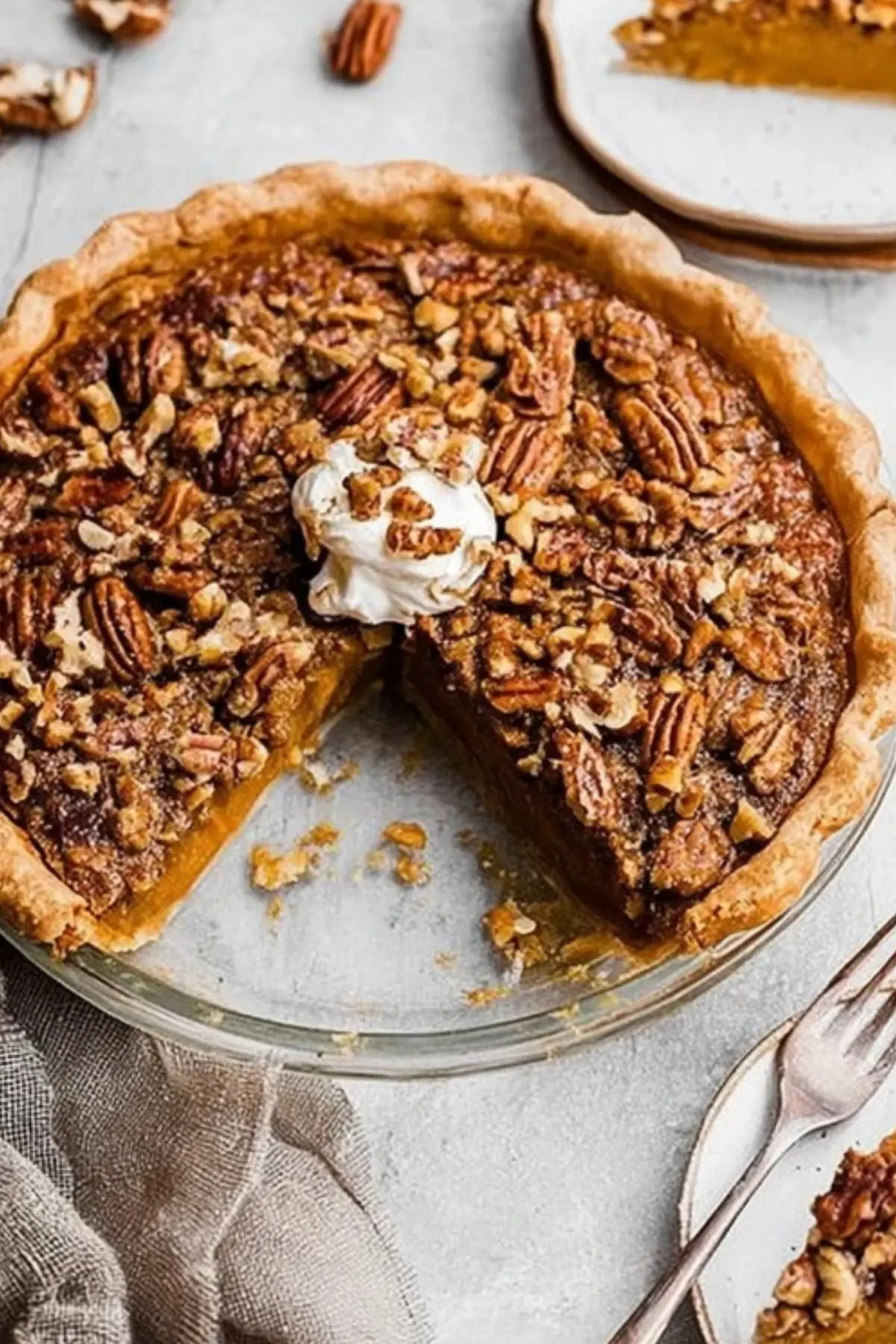 Praline Pumpkin Pie