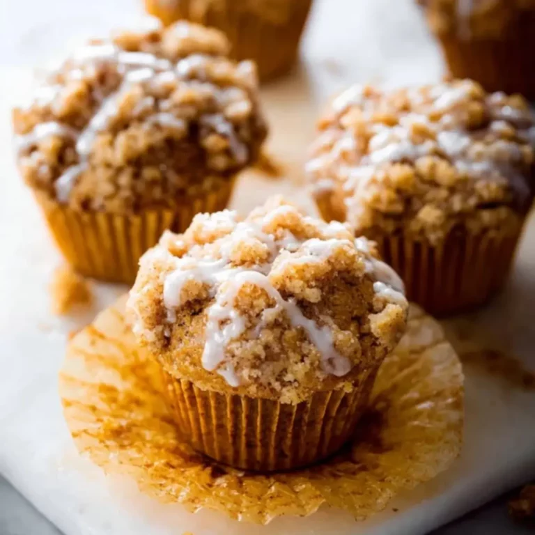 Pumpkin Crumb Cake Muffins