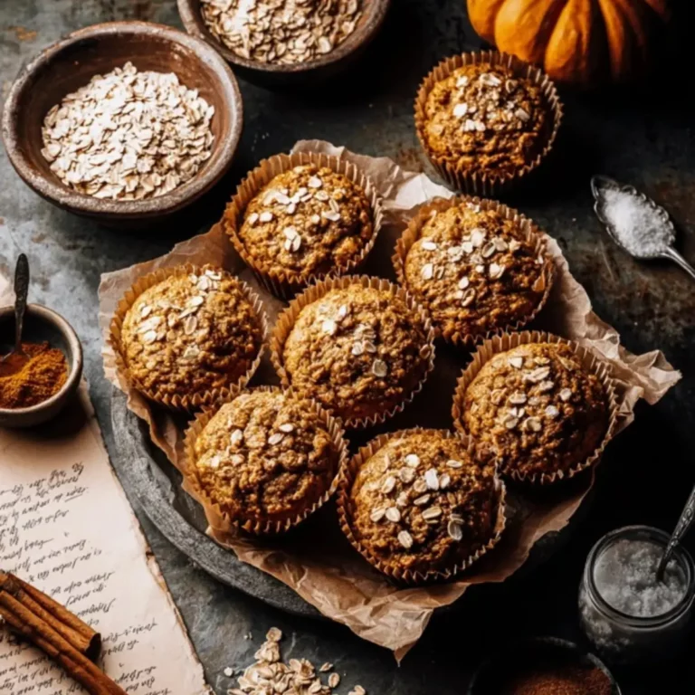 Pumpkin Oatmeal Muffins